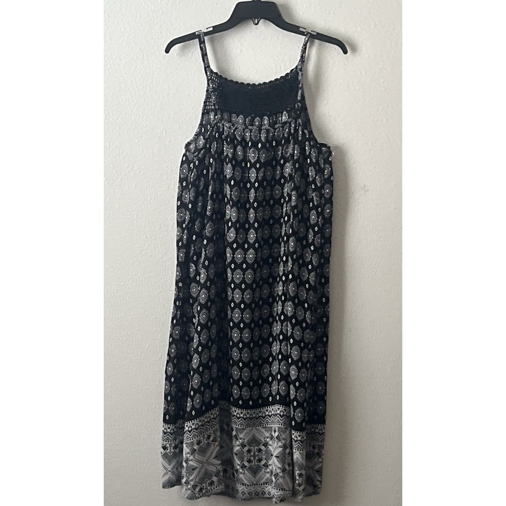 Lagaci Chasing Paradise Women's Crotchet Panel, Spaghetti Strap Dress‎ Size XL - Picture 7 of 10